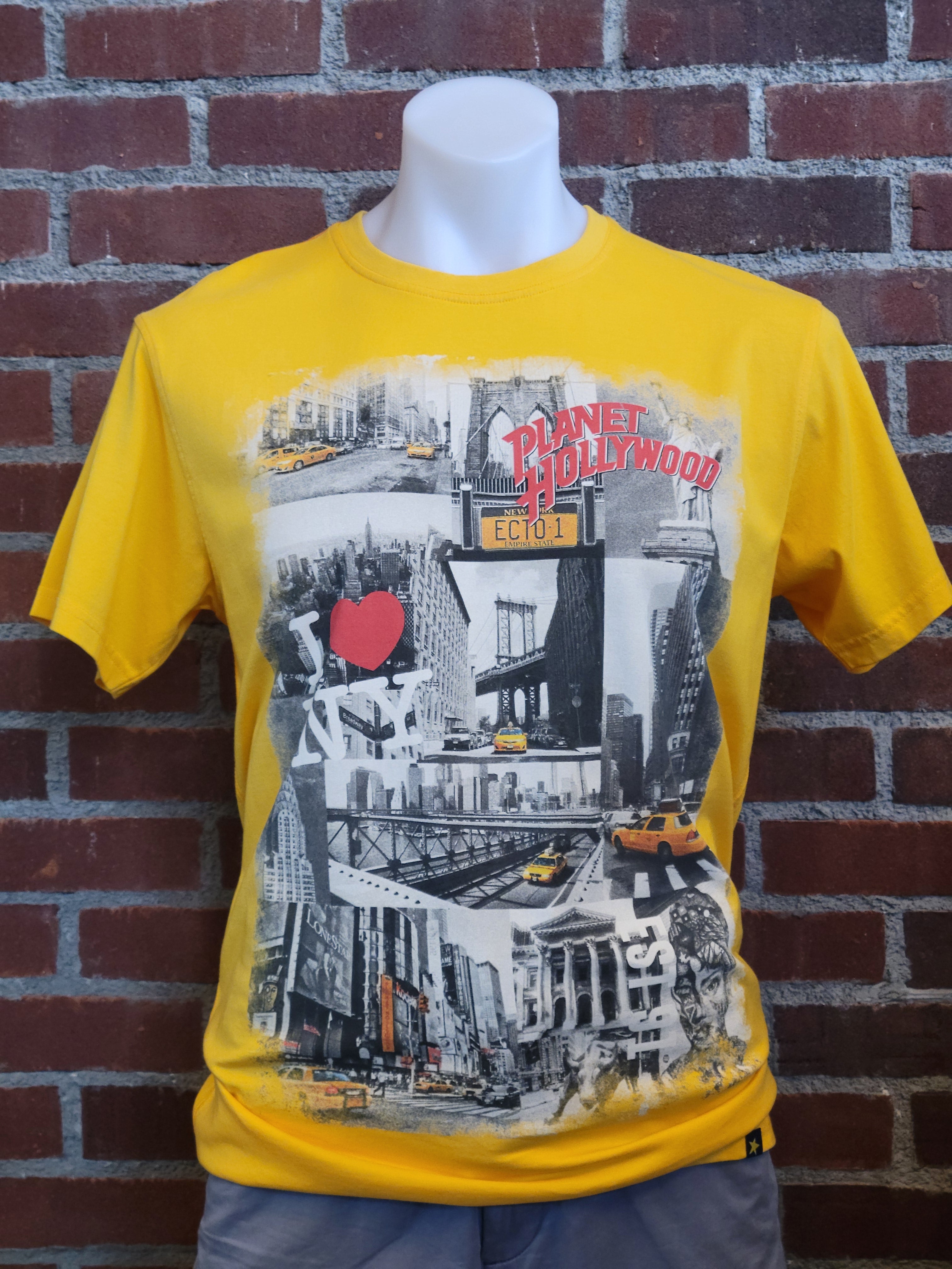 New York City Scene Gold Tee