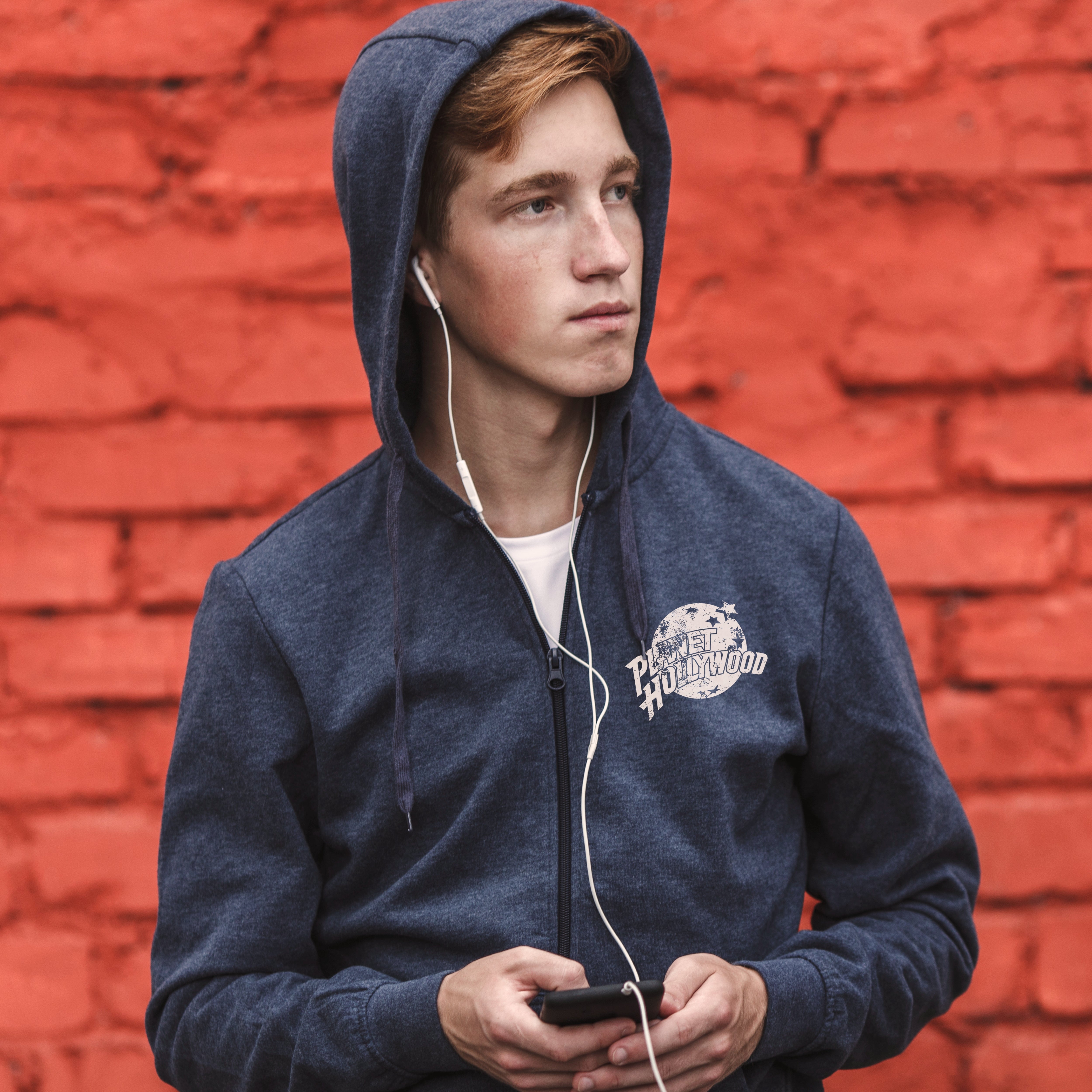 Collegiate Zip Hoodie