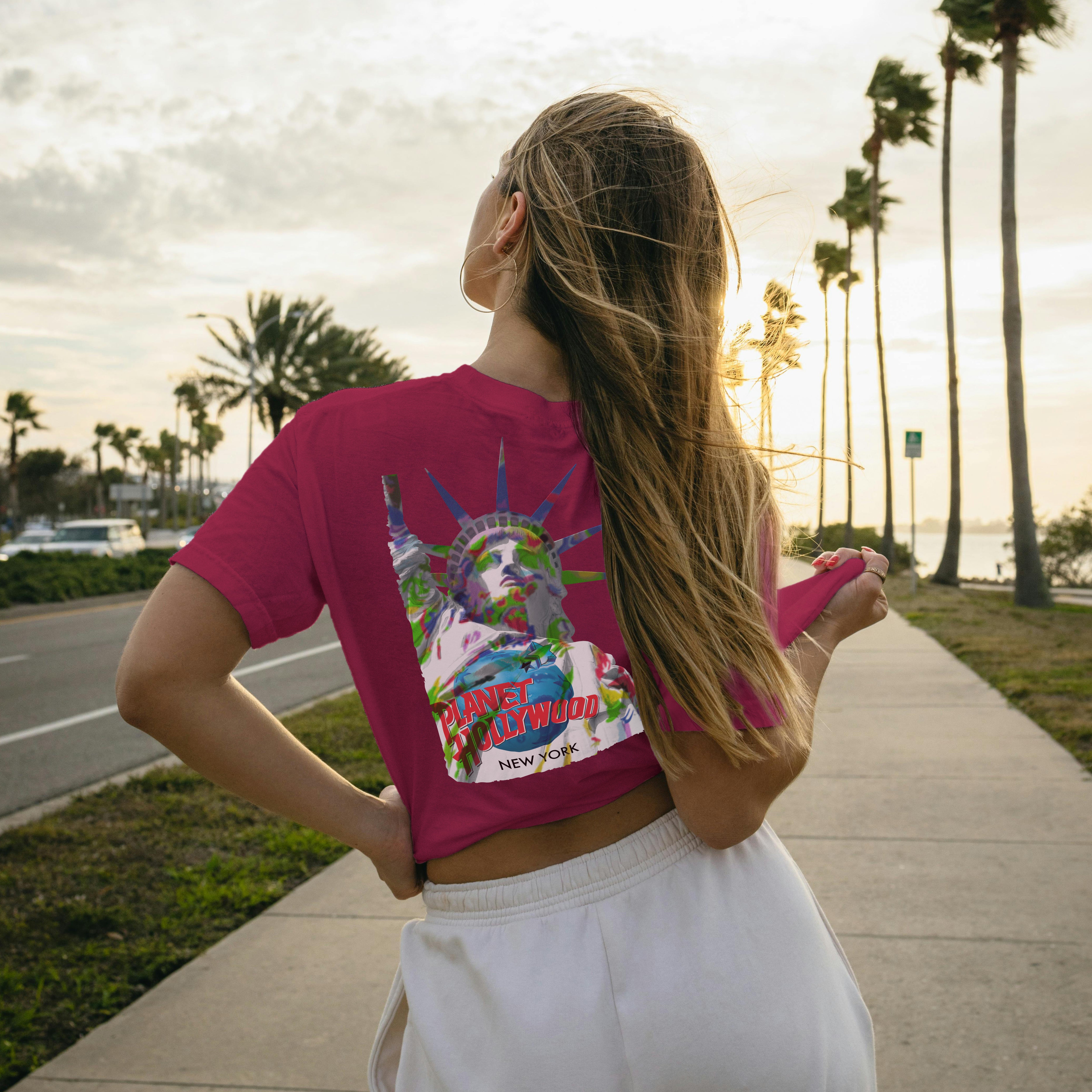 NYC Liberty Splash Tee