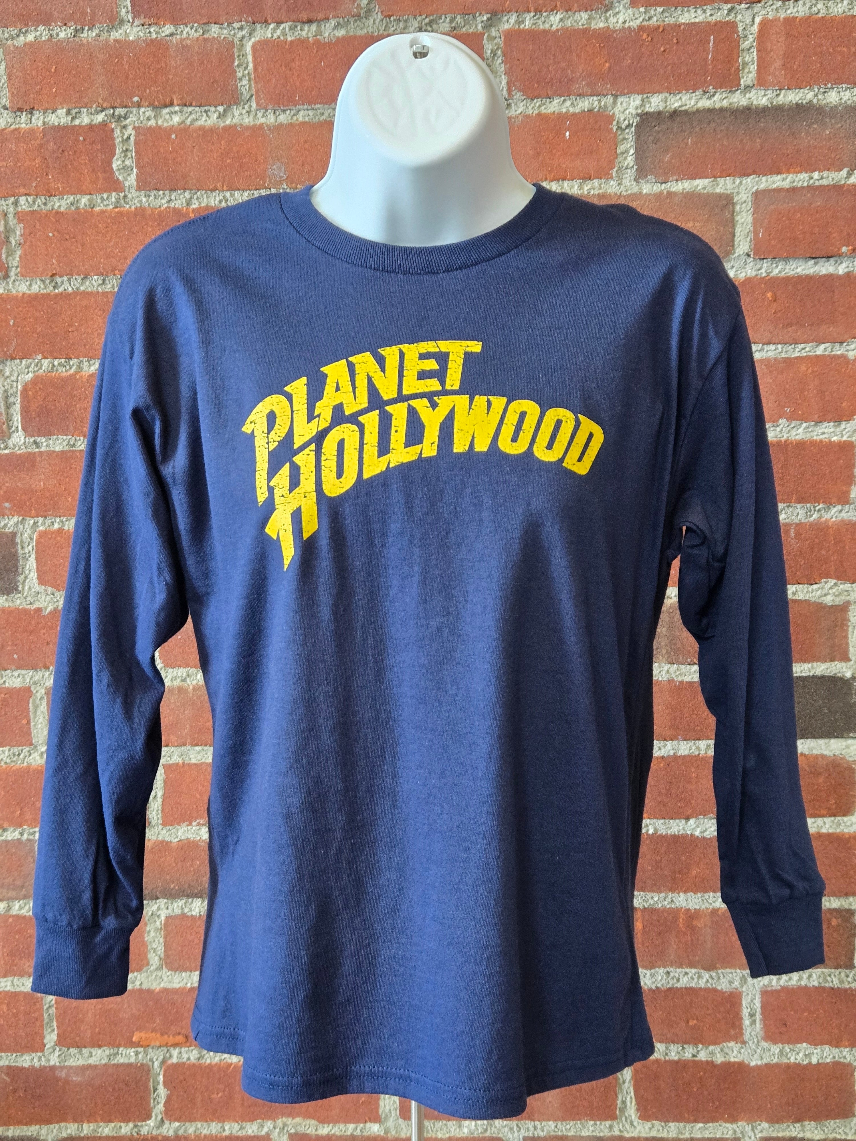 Youth Navy Arch Long Sleeve Tee