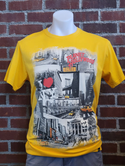 New York City Scene Gold Tee