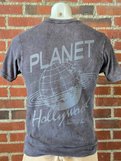 Black Wash Ring Globe Tee