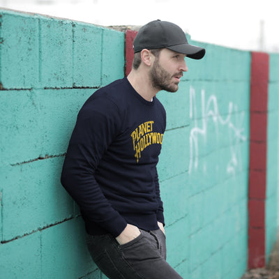 Navy Arch Long Sleeve Tee (adult)