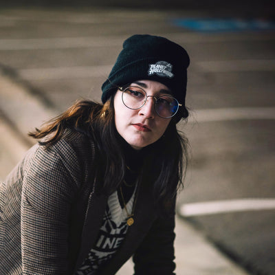 Black Cuff Knit Hat