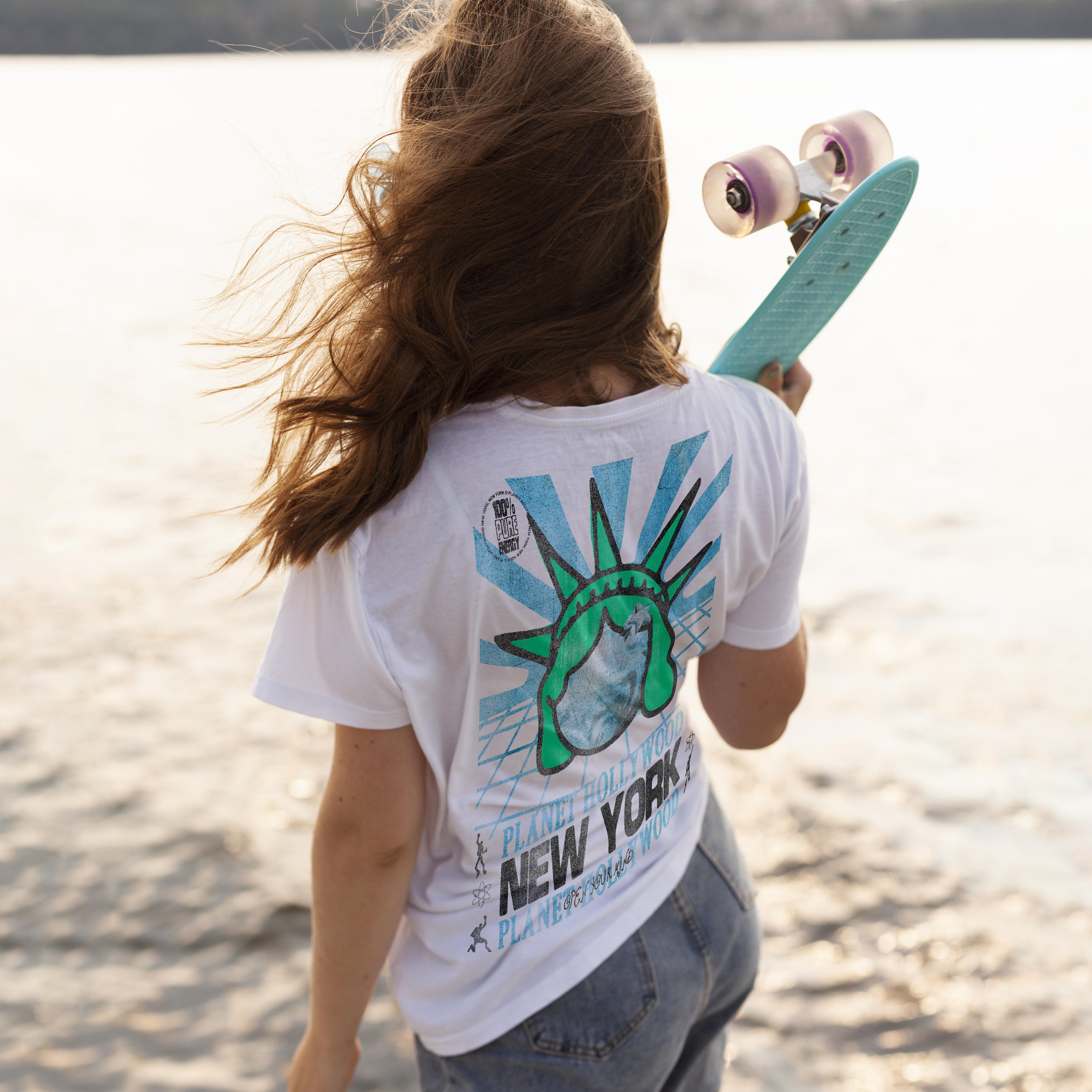 White Liberty Crown Tee