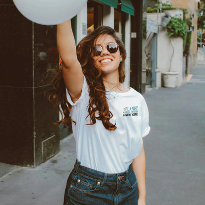 White Liberty Crown Tee