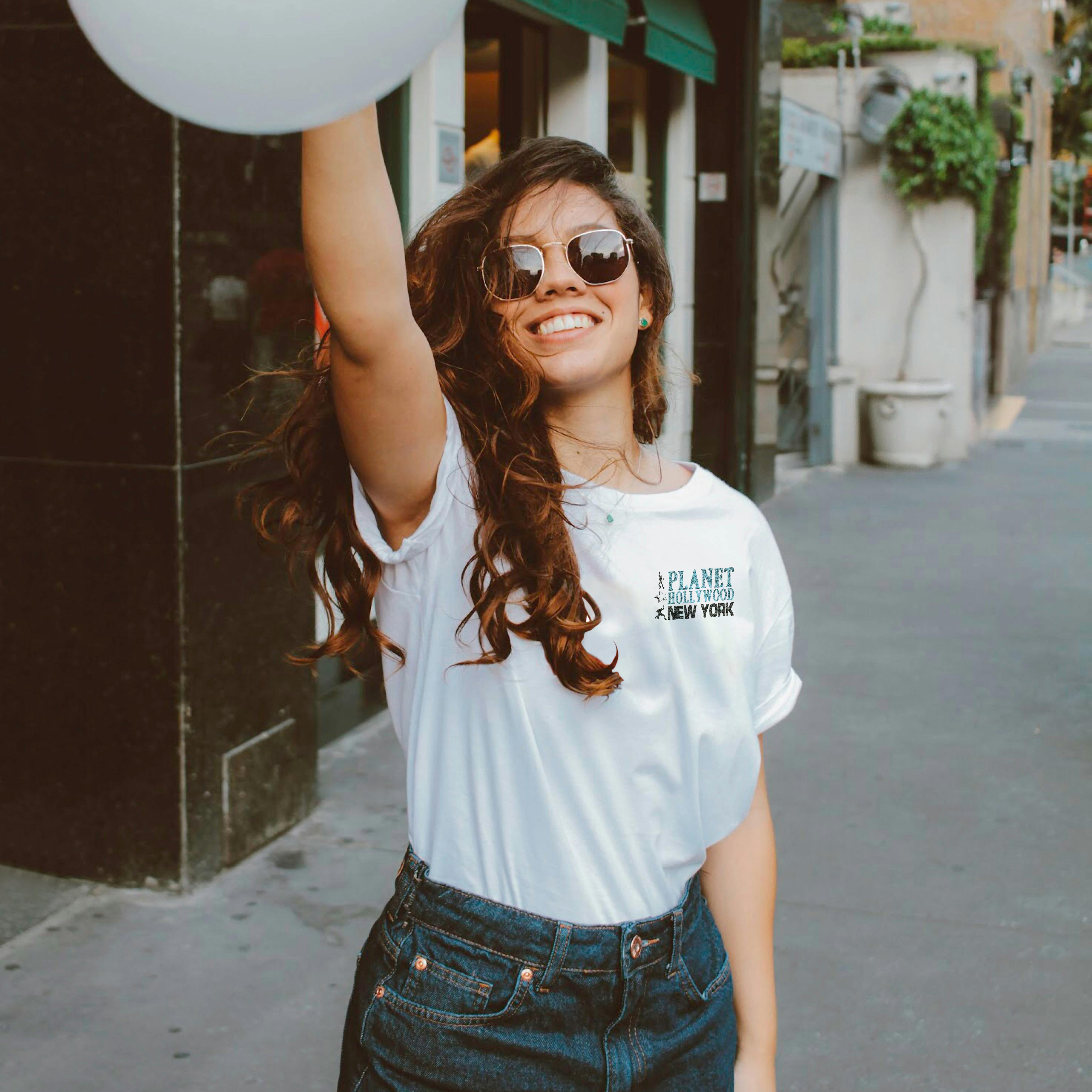 White Liberty Crown Tee