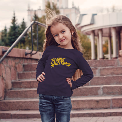 Youth Navy Arch Crew Sweatshirt